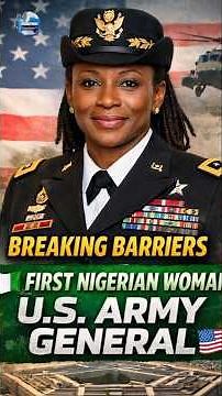 First Nigerian Woman U.S. Army Brigadier General #shorts
