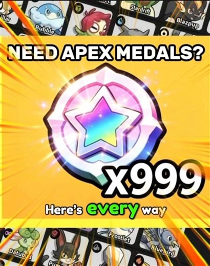 🚨 GET APEX MEDALS FAST! (NEW UPDATE) | Roblox Evomon