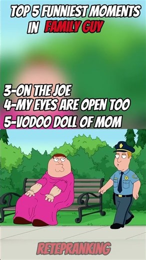 Top 5 Funniest Moments İn FAMİLY GUY...