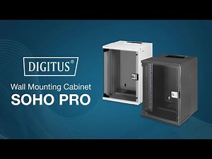 DIGITUS Wall Mounting Cabinet SOHO PRO 19" - Installation 30 Seconds