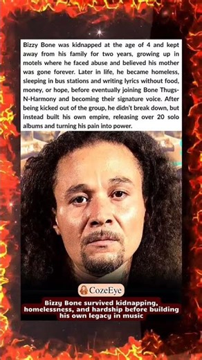 Bizzy Bone survived kidnapping, homelessness, and hardship before building his own legacy in music