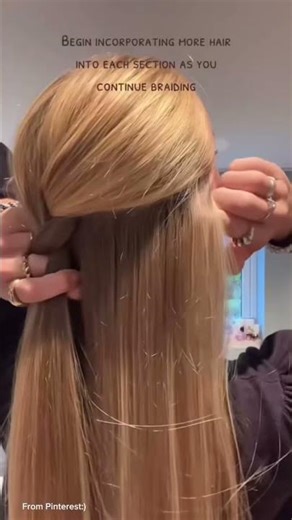 French braid tutorial💞 #frenchbraid #fyp #aesthetic #ouiouibauguette