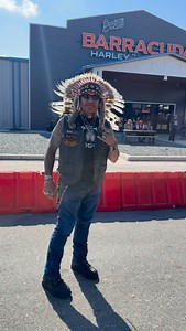 Popular Indian biker from Oklahoma tribe at the St Pete Bikefest | ROXOR INFO