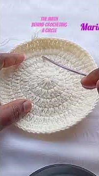 Crochet a flat circle. Watch the step by step tutorial on my channel