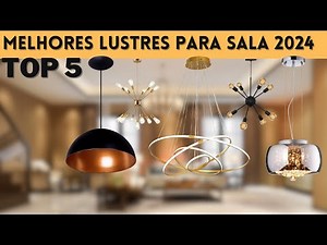 Top 5 Melhores (Lustres, Pendentes) para sala/ sala jantar ( em 2024)🧐