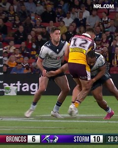 Justin Olam gets PHYSICAL 💥 #NRLBroncosStorm | NRL
