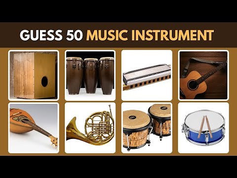 Can You Name These 50 Musical Instruments? | Music Instrument Quiz Challenge