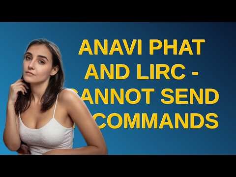 Raspberrypi: ANAVI phat and LIRC - cannot send IR commands