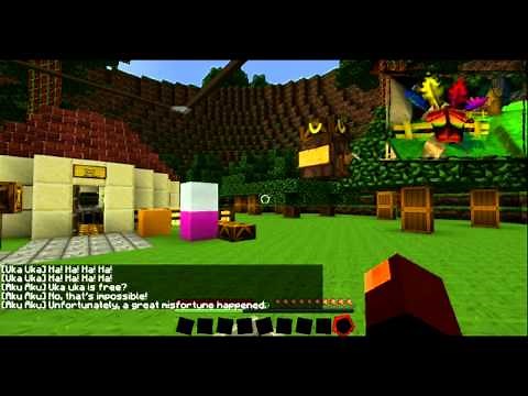 Trailer of Crash Bandicoot 3 _ Warped Intro map in Minecraft [ENG]