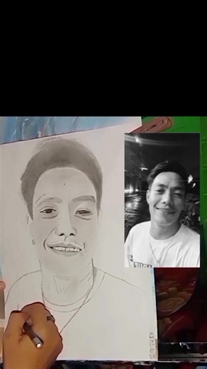 Practice makes perfect My workmate portrait #highlights #portrait | menchie art16 | Facebook