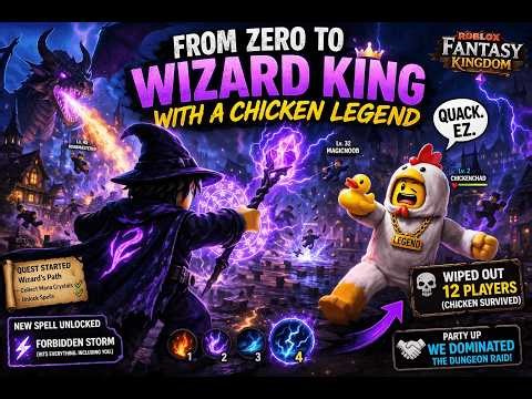 Chicken Wizard Duo Gets Infinite Power In Roblox