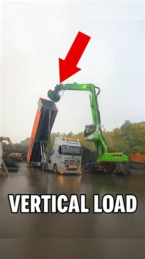 This is how containers are loaded vertically