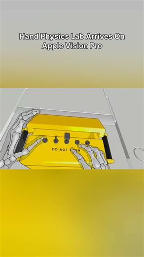 Hand Physics Lab Arrives On Apple Vision Pro