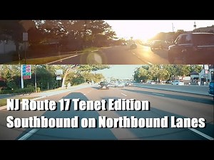 NJ 17 Southbound on Northbound lanes Full Length