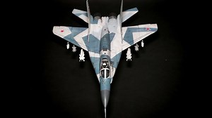 红星 1/72 米高扬设计局 MIG-29 战斗机模型制作