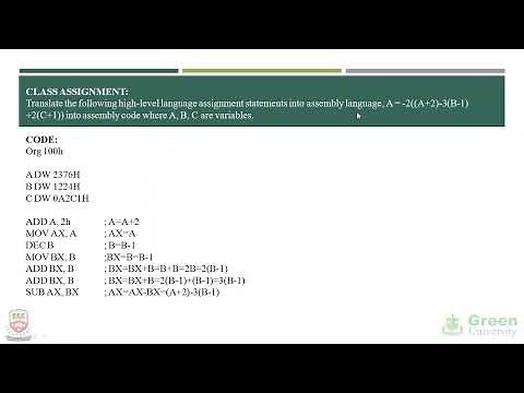 EEE 318 |Microprocessor & Interfacing Lab |Exp 1| Introduction to Assembly Language with Instruction