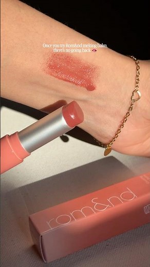 Rom&nd glasting melting lip balm | Korean lip tints | makeup, lipstick swatches,