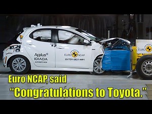 2020 Toyota Yaris crash test – The small car shines in Euro NCAP's tougher test