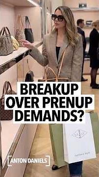 Lawyer says his client who works in finance broke up with his fiance over prenup, lifestyle of woman