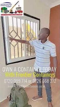 Skip Construction! Buy a Ready-to-Use Container Office/Home (Kenya)
