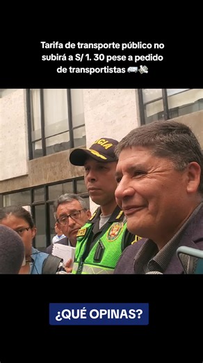 Tarifa de Transporte Público en Arequipa se Mantiene