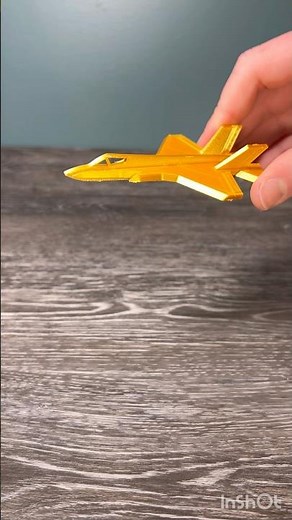 3d printed F35 #3d #3dprinting #3dprinted #airplane