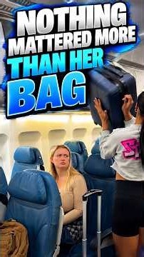 She didn't respect other people's space on the plane!🤦🏻‍♀️🤦🏻‍♀️🛩️