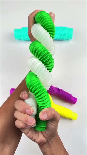 Creating Style ASMR Relaxing Sound POP-TUBE #diy #satisfyingvideos #relaxing #oddasmr #poptubesounds