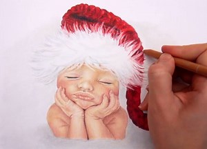 1.3M views · 21K reactions | Drawing Coloring a new born Christmas Baby with colored pencils By: EmmyKalia | MetDaan | Facebook