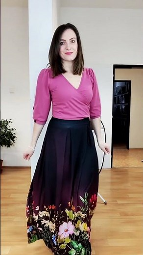 Dlouhá skládaná sukně, která lichotí postavě 🌿 černá květovaná Leslie maxi