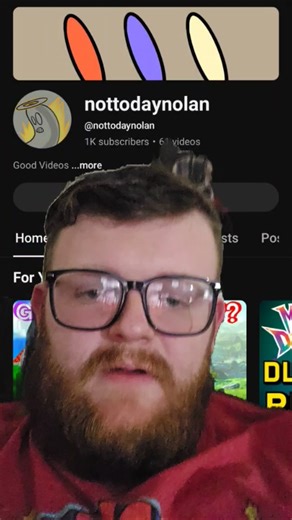 Congratulations buddy on 1,000 subs 🥳🎉 #youtube #qualitycontent #gaming @nottodaynolan