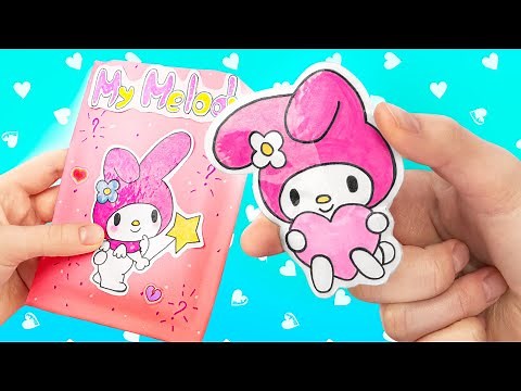 How to Make Stickers DIY / Hello Kitty, Kuromi and My Melody Stickers
