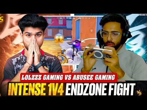LOLZZZ GAMING VS ABUSEE GAMING FIGHT| LoLzzz Gaming vs Streamer 😱