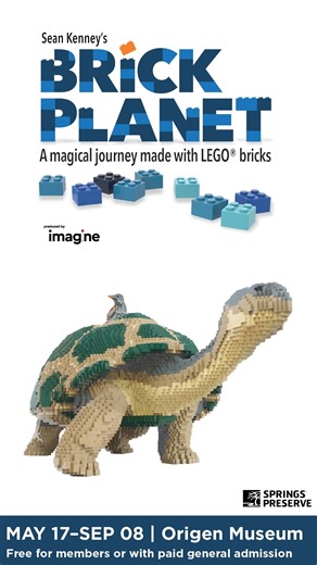 Embark on an unforgettable adventure with Brick Planet: a magical journey made with LEGO® bricks! This immersive exhibition features jaw-dropping LEGO sculptures by renowned artist Sean Kenney, showcasing the beauty of nature through art and science. 🧱: https://www.springspreserve.org/events/?id=2483 [Español] Vive una aventura inolvidable en Brick Planet: ¡un viaje mágico hecho con piezas de LEGO®! Esta exposición inmersiva presenta impresionantes esculturas de LEGO del reconocido artista Sean