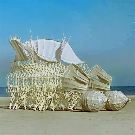 Theo Jansen's Strandbeest: A Digital Ballet of Art and Science