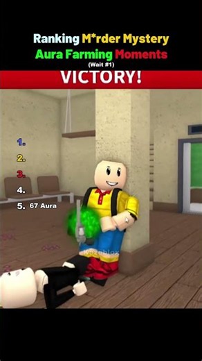 Ranking These Aura Farming Plays 🏆 #mm2 #robloxfunny #ranking