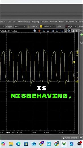 Visualizing STM32 System Clock (MCO) On A Scope #shorts