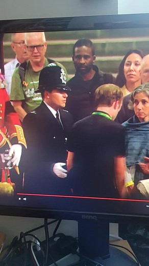 Guy gets too close to the Queens Coffin #thequeen #hermajestyqueen