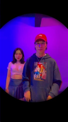 Dance Routine in Colorful Lighting Setup