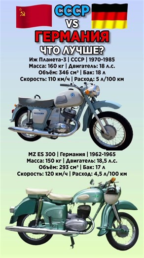 Иж Планета-3 VS MZ ES 300 #benderhistory #танки #moto #израиль #україна #грузия #shorts