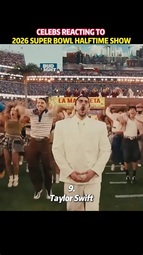 CELEBS Reacting to Bad Bunny at Super Bowl#badbunny #superbowllx #halftimeshow#superbowl2026