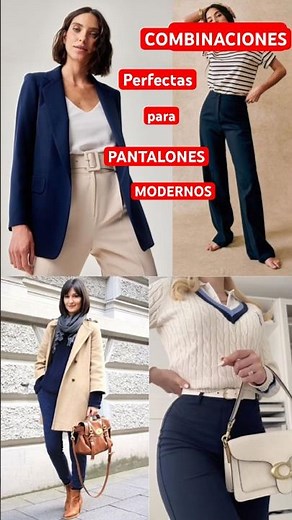 Perfect COMBINATIONS for modern PANTS. #pants #combinations #colors #fashion #clothing