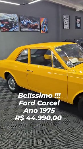 Ford Corcel I 1975 Amarelo Tarumã à Venda por R$ 44.990