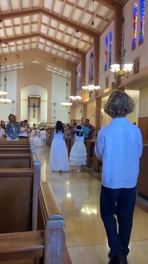 1.1K views · 49 reactions | Today we celebrate the First Communion of several boys and girls from our faith formation program. Keep them in your prayers as they share in the feast of the Lord. ❤️ #lacatholics #firstcommunion #incarnation | Incarnation Catholic Church | Facebook