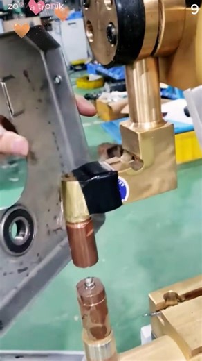 The process of efficiently installing nuts using advanced tools #shorts