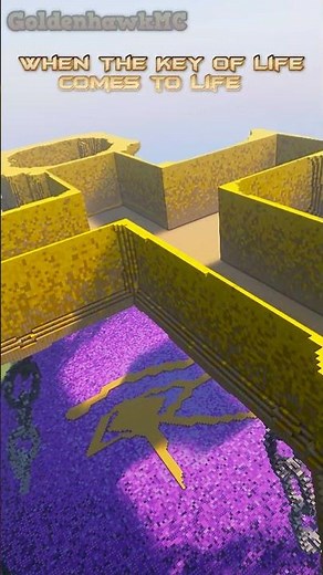 Building a Massive Egyptian Ankh in Minecraft! 🏺⛏️