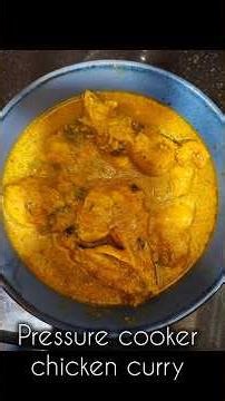Soft & Juicy Chicken Curry in Pressure Cooker | Quick Indian Style Recipe 🐔🔥