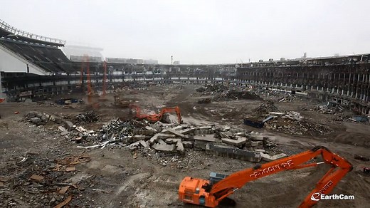 Demolition of Yankee Stadium and construction the Heritage Field in its place | Britannica