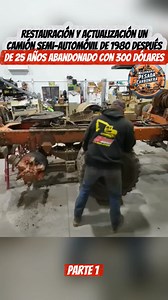 51K views · 1.7K reactions | Part 3: Restoring &Upgrading A 1980 Autocar Semi truck after 25 years Abandoned with $300 #build #building #semitruck #autocar #abandonedtruck #truck #kenworth #rebuild #truckrestoration #engine #custom #construction #restoring | Maquinaria pesada carbonera | Facebook