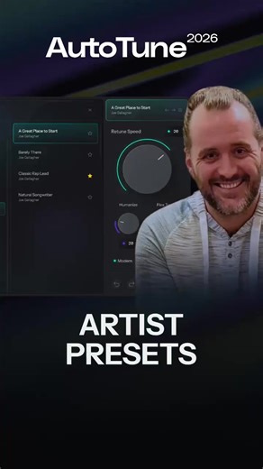 3x GRAMMY Award-winning Producer & Engineer Joe Gallagher. The sonic architect behind Jazmine Sullivan's "Heaux Tales," Ariana Grande's "Thank U, Next," and Ali Gatie's "It's You," shares his go-to preset in AutoTune 2026 💥 "The perfect AutoTune to load up and get right into creating. The visual Flex Tune tool is an awesome change and really helps lock in the perfect, tight performance." - Joe Gallagher With 15 Gold and Platinum certifications, 9 Billboard Top 200 Albums, and over 9 billion str